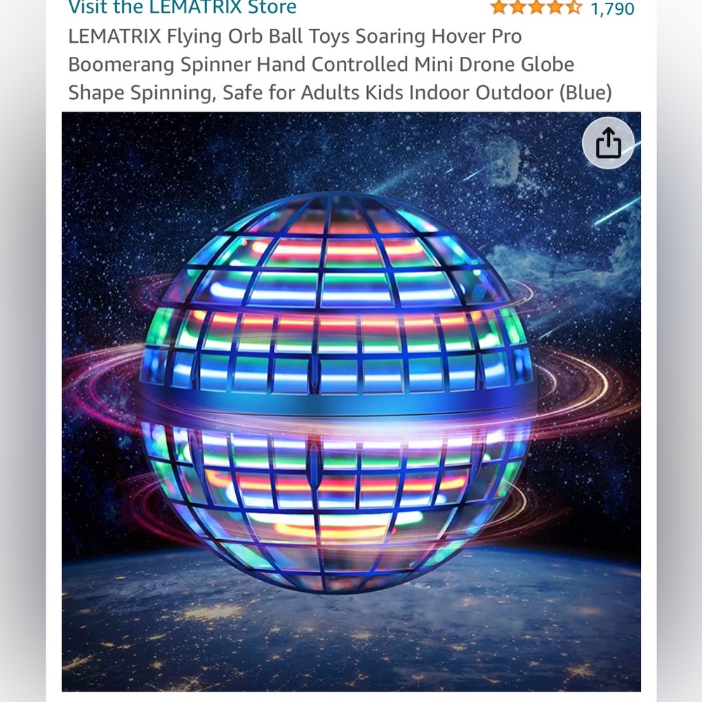 Gold Lematrix Hover Ball